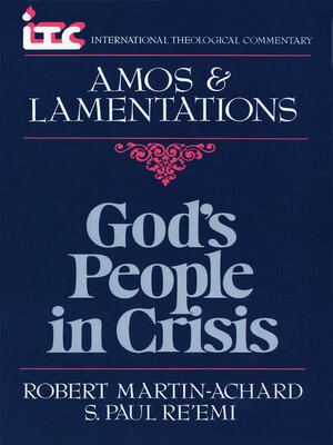 cover image of Amos and Lamentations